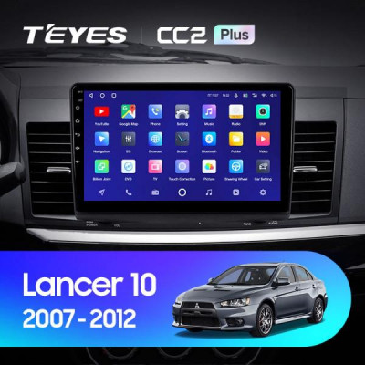 Штатная магнитола Teyes Mitsubishi Lancer 10 CY (2007-2012) 3Gb/32Gb CC2Plus