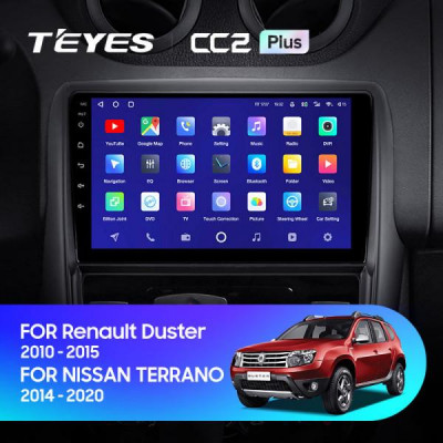 Штатная магнитола Teyes Renault Duster 1 (2010-2015) 3Gb/32Gb CC2Plus