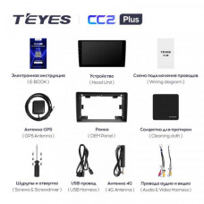 Штатная магнитола Teyes Peugeot 308 T9 308S (2013-2017) 4Gb/64Gb CC2Plus Штатная магнитола Teyes Peugeot 308 T9 308S (2013-2017) 4Gb/64Gb CC2Plus