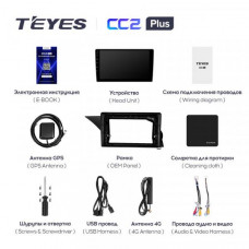 Штатная магнитола Teyes Mercedes-Benz GLK-Class X204 (2012-2015) 6Gb/128Gb CC2Plus Штатная магнитола Teyes Mercedes-Benz GLK-Class X204 (2012-2015) 6Gb/128Gb CC2Plus
