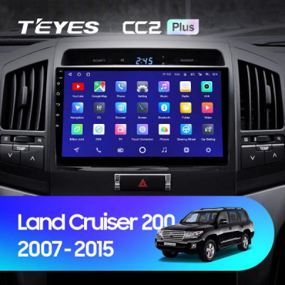 Штатная магнитола Teyes Toyota Land Cruiser 200 (2007-2015) 6Gb/128Gb CC2Plus