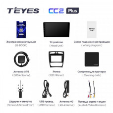 Штатная магнитола Teyes Mercedes Benz C/CLK Class S203 W203 W209 A209 (2000-2005) 1Gb/16Gb CC2LPlus