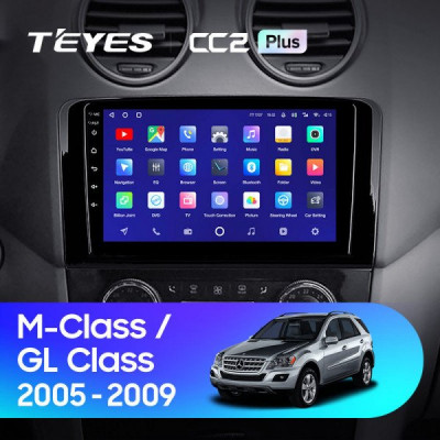 Штатная магнитола Teyes Mercedes Benz ML-Class (2005-2009) 1Gb/16Gb CC2LPlus