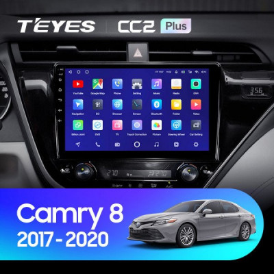 Штатная магнитола Teyes Toyota Camry 8 XV 70 (2017-2020) 1Gb/16Gb CC2LPlus