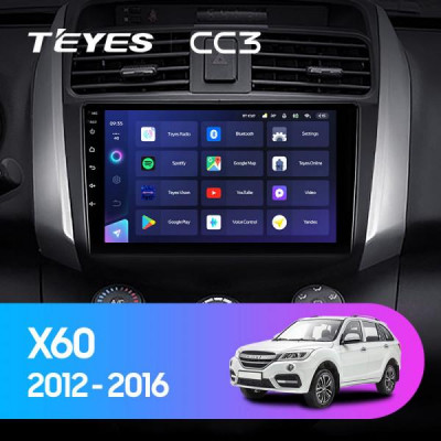 Штатная магнитола Teyes Lifan X60 (2012-2018) 3Gb/32Gb CC3