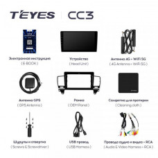 Штатная магнитола Teyes Mercedes-Benz ML-Class W166 (2011-2015) 3Gb/32Gb CC3