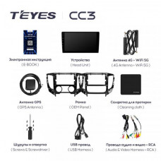 Штатная магнитола Teyes Mitsubishi L200 5 (2015-2019) климат контроль 3Gb/32Gb CC3 Штатная магнитола Teyes Mitsubishi L200 5 (2015-2019) климат контроль 3Gb/32Gb CC3