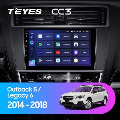 Штатная магнитола Teyes Subaru Legacy 6 (2014-2017) 3Gb/32Gb CC3