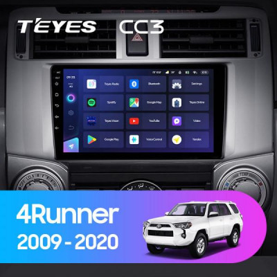 Штатная магнитола Teyes Toyota 4Runner 5 N280 (2009-2020) 3Gb/32Gb CC3