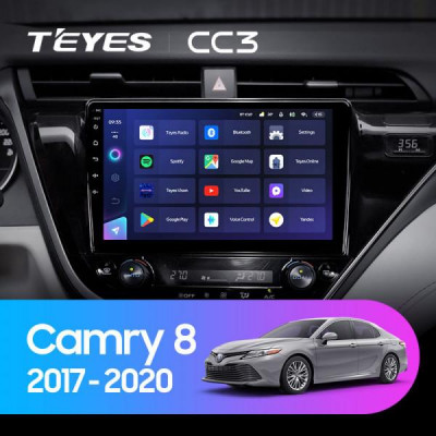 Штатная магнитола Teyes Toyota Camry 8 XV 70 (2017-2020) 3Gb/32Gb CC3