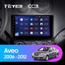 Штатная магнитола Teyes Chevrolet Aveo T250 (2006-2012) 6Gb/128Gb CC3