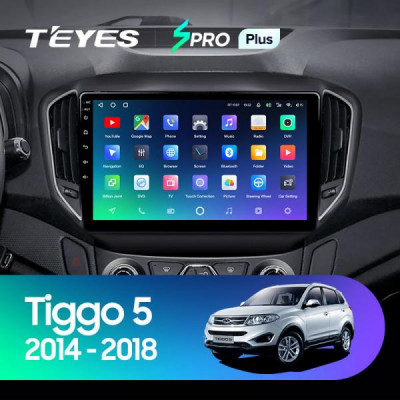 Штатная магнитола Teyes Chery Tiggo 5 (2014-2018) 3Gb/32Gb SPRO+