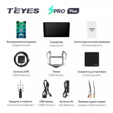 Штатная магнитола Teyes Chevrolet Cruze J300 J308 (2012-2015) 3Gb/32Gb SPRO+