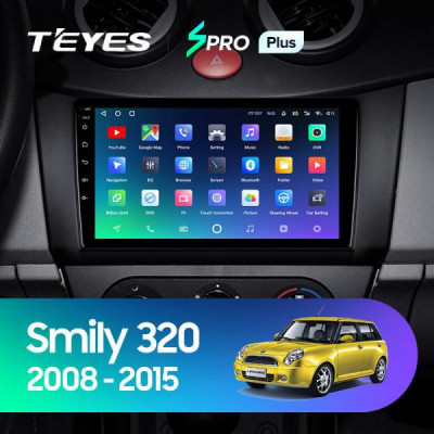 Штатная магнитола Teyes Lifan Smily 320 (2008-2015) 3Gb/32Gb SPRO+