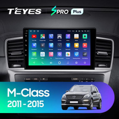 Штатная магнитола Teyes Mercedes-Benz ML-Class W166 (2011-2015) 3Gb/32Gb SPRO+