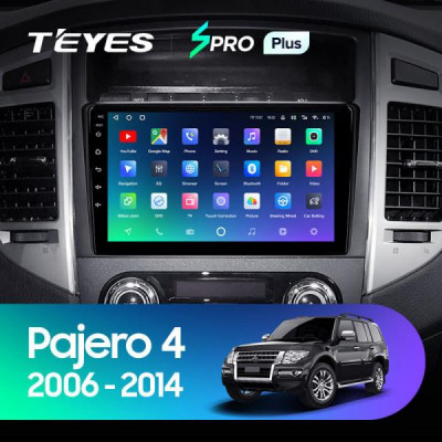 Штатная магнитола Teyes Mitsubishi Pajero 4 V80 V90 (2006-2014) 4Gb/64Gb SPRO+