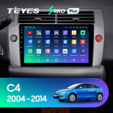 Штатная магнитола Teyes Citroen C4 (2004-2014) 6Gb/128Gb SPRO+