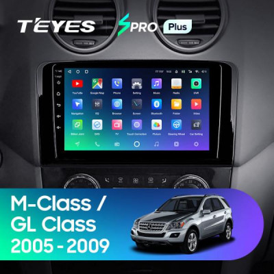 Штатная магнитола Teyes Mercedes Benz ML-Class (2005-2009) 6Gb/128Gb SPRO+