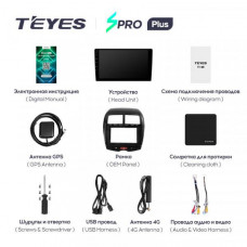 Штатная магнитола Teyes Mitsubishi ASX 1 (2010-2016) 6Gb/128Gb SPRO+ Штатная магнитола Teyes Mitsubishi ASX 1 (2010-2016) 6Gb/128Gb SPRO+